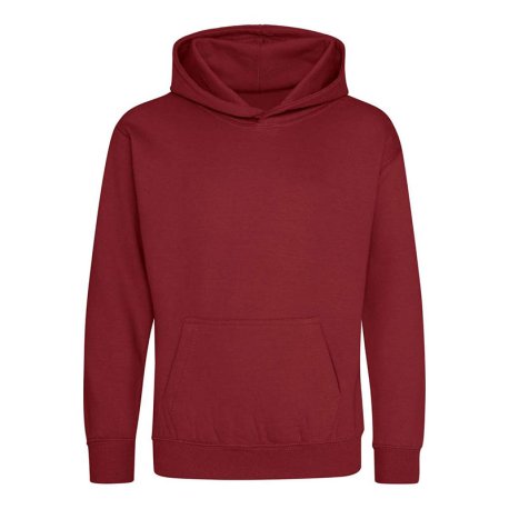 Detská mikina (All We Do is"COLLEGE HOODIE") > červená (hot chilli) > 1/2