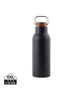 Termo fľaša VINGA Ciro 580ml z RCS recykl. ocele > čierna