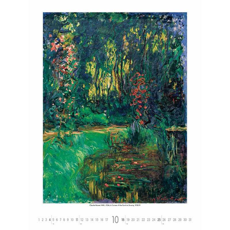 Nástenný kalendár (Gardens Impressionism 2026) - 42 x 56 cm