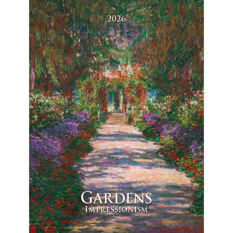 Nástenný kalendár (Gardens Impressionism 2026) - 42 x 56 cm
