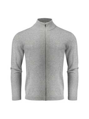 Pánsky sveter (James Harvest ASHLAND CARDIGAN) > šedá > L