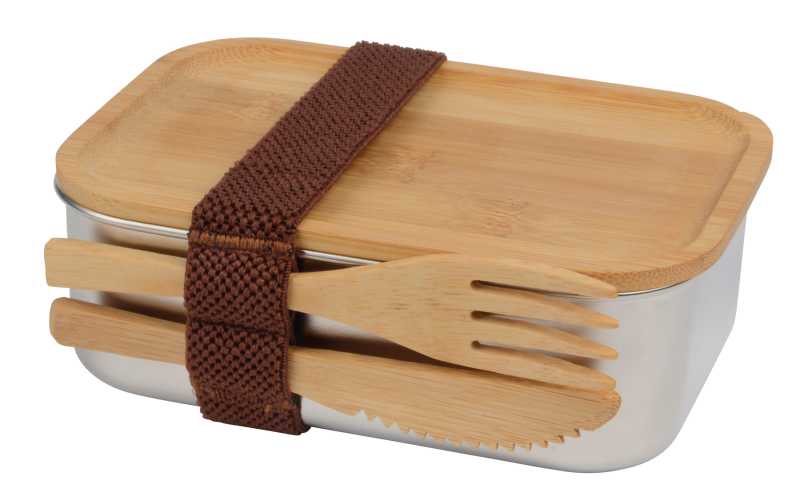 Nádoba na jedlo > hnedá / strieborná