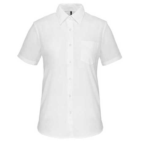 Dámska košeľa (KARIBAN LADIES SHORT SLEEVE SHIRT) > biela > 2XL