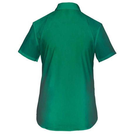 Dámska košeľa (KARIBAN LADIES SHORT SLEEVE SHIRT) > zelená (kelly) > 4XL