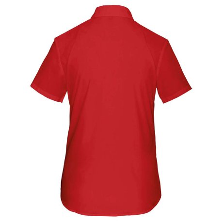 Dámska košeľa (KARIBAN LADIES SHORT SLEEVE SHIRT) > červená (classic) > M