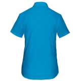 Dámska košeľa (KARIBAN LADIES SHORT SLEEVE SHIRT) > tyrkysová (bright) > XS