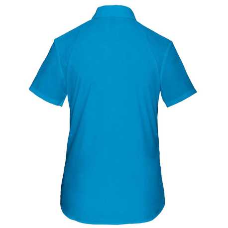 Dámska košeľa (KARIBAN LADIES SHORT SLEEVE SHIRT) > tyrkysová (bright) > XS