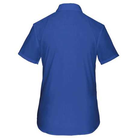 Dámska košeľa (KARIBAN LADIES SHORT SLEEVE SHIRT) > modrá (light royal) > 2XL