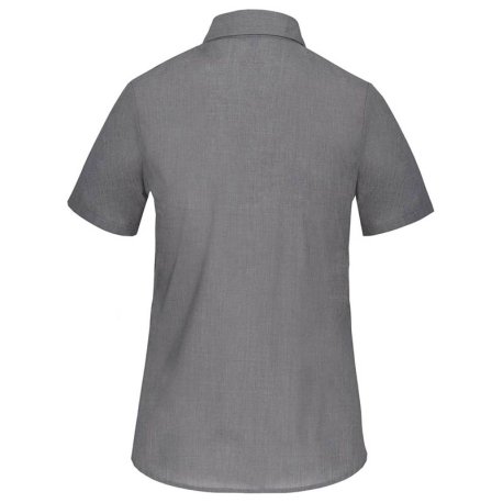 Dámska košeľa (KARIBAN LADIES SHORT SLEEVE SHIRT) > šedá (marl storm) > XS