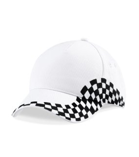 Unisex šiltovka (Beechfield Grand Prix Cap) > biela