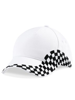 Unisex šiltovka (Beechfield Grand Prix Cap) > biela