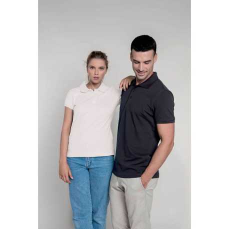 Dámska polokošeľa (KARIBAN LADIES SHORT SLEEVE POLO SHIRT) > biela > L