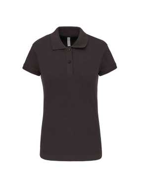 Dámska polokošeľa (KARIBAN LADIES SHORT SLEEVE POLO SHIRT) > šedá (dark) > XS