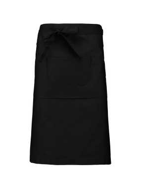 Zástera (Kariban POLYCOTTON MID-LENGTH APRON) > čierna