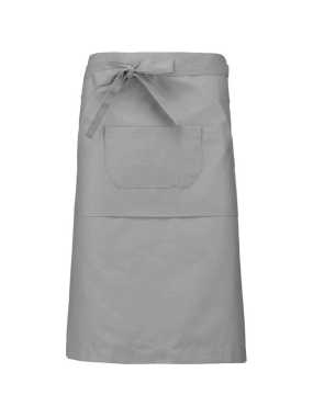 Zástera (Kariban POLYCOTTON MID-LENGTH APRON) > šedá (light)