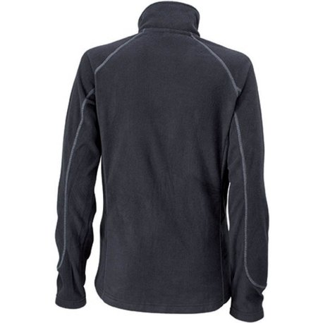 Dámska fleece bunda (DAIBER Ladies' Structure Fleece Jacket)>čierna / šedá (carbon)>S