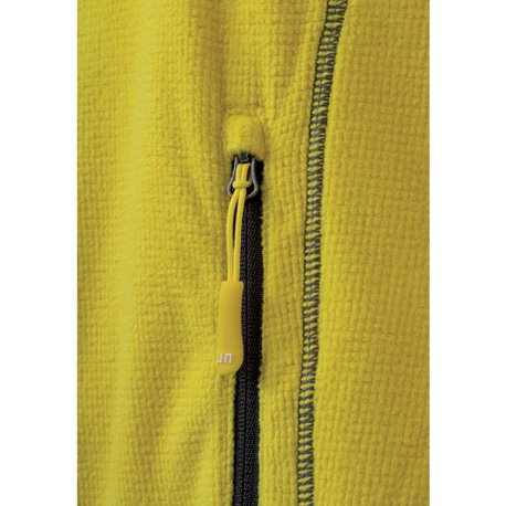 Dámska fleece bunda (DAIBER Ladies' Structure Fleece Jacket) > žltá / šedá (carbon) > L