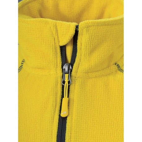 Dámska fleece bunda (DAIBER Ladies' Structure Fleece Jacket) > žltá / šedá (carbon) > L