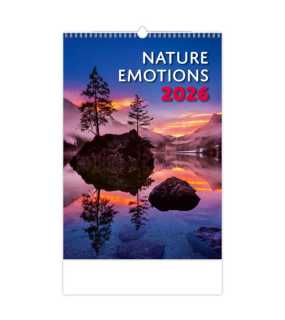 Nástenný kalendár (Nature Emotions 2026) - 31,5 x 52 cm