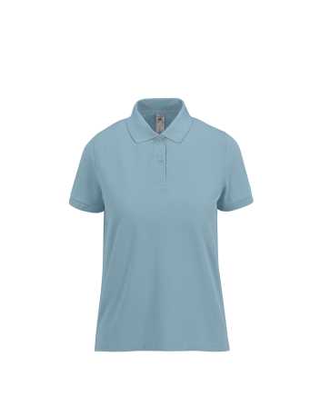 Dámska polokošeľa (B&C MY POLO 210 /WOMEN) > modrá (amalfi) > M