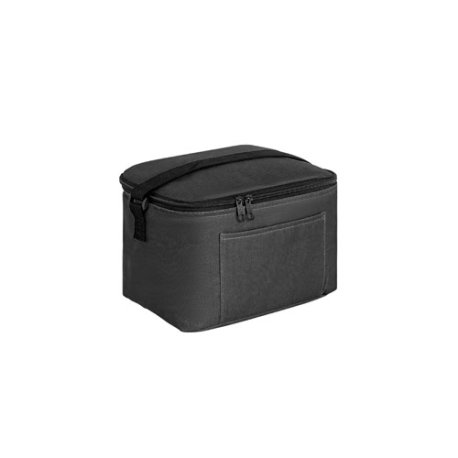 Termálna taška z 600D recyklovaného polyesteru s nastaviteľným popruhom > čierna