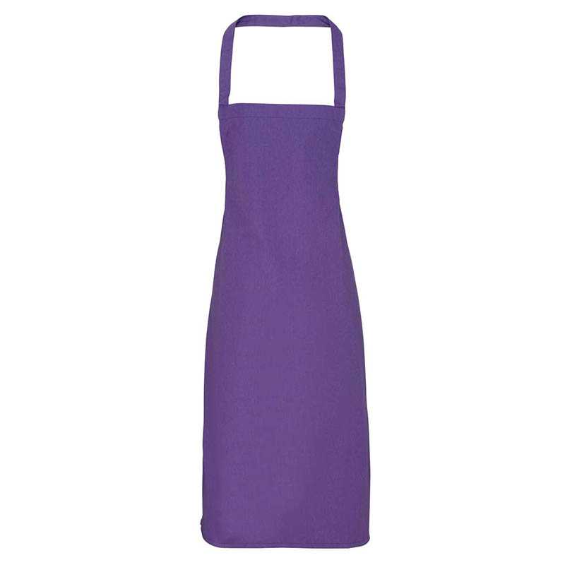 Unisex zástera (PREMIER APRON COTTON (NO POCKET)) > fialová (purple)