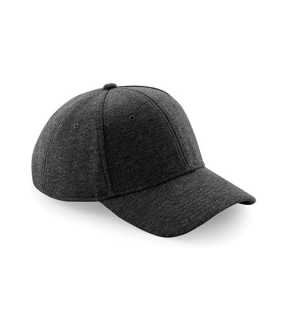 Unisex šiltovka (Beechfield Jersey Athleisure Baseball Cap) > šedá (heather grpahite)