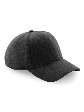Unisex šiltovka (Beechfield Jersey Athleisure Baseball Cap) > šedá (heather grpahite)