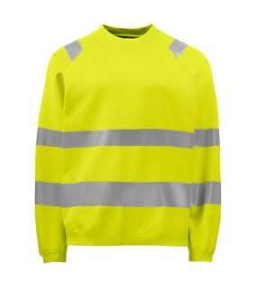 Pánska mikina (PROJOB SWEATSHIRT HV CLASS 3) > žltá / modrá (navy) > M