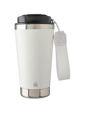 Termopohár z recyklovaného nerezu 500ml > biela