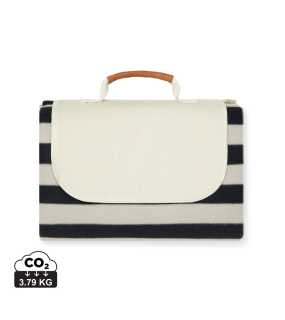 Pikniková deka VINGA Alba z GRS RPET > čierna