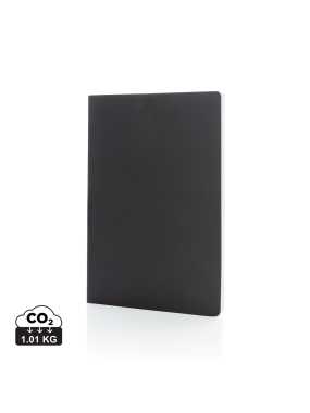 Kamenný poznámkový blok A5 Impact s mäkkou väzbou > čierna