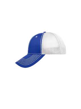 6 panelová šiltovka(MB 6 Panel Mesh Cap) > modrá (royal) / biela / biela