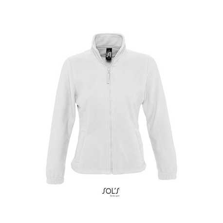 Dámska mikina (SOL'S WOMEN'S FLEECE JACKET WITH ZIP) > biela > S