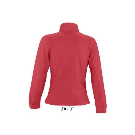 Dámska mikina (SOL'S WOMEN'S FLEECE JACKET WITH ZIP) > červená > S