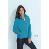 Dámska mikina (SOL'S WOMEN'S FLEECE JACKET WITH ZIP) > modrá (aqua) > 2XL