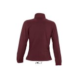 Dámska mikina (SOL'S WOMEN'S FLEECE JACKET WITH ZIP) > červená (burgundy) > 2XL