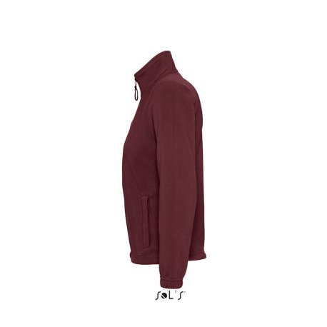 Dámska mikina (SOL'S WOMEN'S FLEECE JACKET WITH ZIP) > červená (burgundy) > 2XL