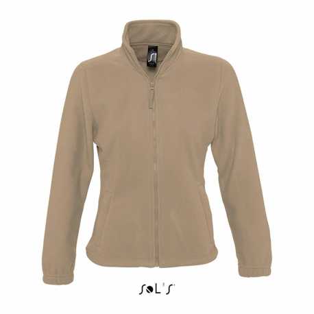 Dámska mikina (SOL'S WOMEN'S FLEECE JACKET WITH ZIP) > šedá (rope) > S
