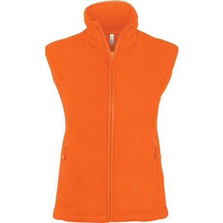 Dámska fleece vesta (KARIBAN MELODIE-LADIES MICRO FLEECE GILET)>oranžová (fluorescent)>2XL