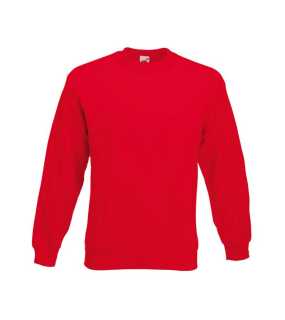 Unisex mikina (Fruit of the Loom-70/30 SET IN SWEAT) > červená > 2XL