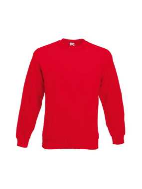 Unisex mikina (Fruit of the Loom-70/30 SET IN SWEAT) > červená > 2XL