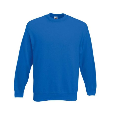 Unisex mikina (Fruit of the Loom-70/30 SET IN SWEAT) > modrá (royal) > S