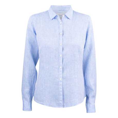 Dámska košeľa (James Harvest INDIGO BOW 33 LADIES) > modrá (sky) > 3XL