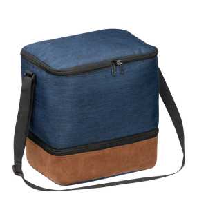 Veľká chladiaca taška s 2 priehradkami > modrá (dark)