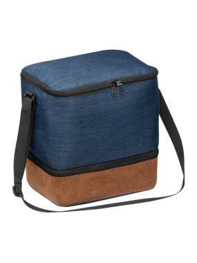 Veľká chladiaca taška s 2 priehradkami > modrá (dark)