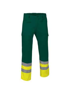 Pánske nohavice (TRAIN) > žltá (neon) / zelená (bottle) > 2XL