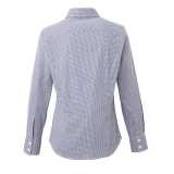 Dámska košeľa(PREMIER LADIES’ MICROCHECK LONG SLEEVE COTTON SHIRT)>modrá(navy) / biela>L