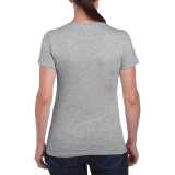 Dámske tričko (GILDAN HEAVY COTTON LADIES T-SHIRT) > šedá (sport) > M