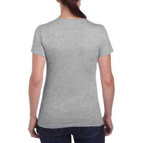 Dámske tričko (GILDAN HEAVY COTTON LADIES T-SHIRT) > šedá (sport) > M
